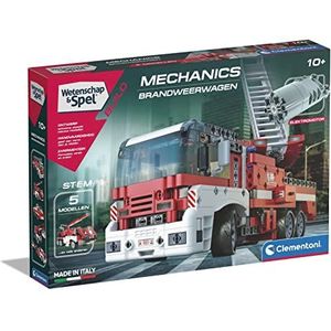 Clementoni Wetenschap & Spel - Mechanica - Brandweerwagen - Constructie Speelgoed - Vanaf 10 Jaar