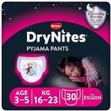 HUGGIES DryNites culottes - filles - 3 à 5 ans (16 à 23 kg) - culottes de nuit, extra absorbantes - Emballage avantageux