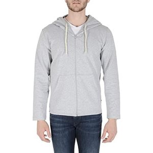 19V69 ITALIA Thomas Light Grey Sweatshirt met capuchon (20 stuks) voor heren, lichtgrijs, XL, Lichtgrijs