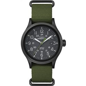 Timex Expedition Scout Kwartshorloge, uniseks, nylon, analoog, Groen