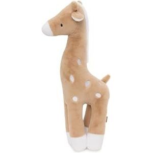 Jollein Doudou XL - giraf, koekje - 100% polyester - 52 x 18,5 x 23 cm - giraf