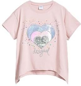 Desigual TS_Day T-shirt pour fille, rouge, 14 ans