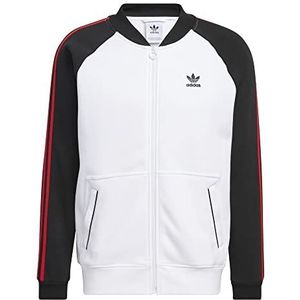 adidas SST Fleece TT heren sweatshirt wit/zwart, XS