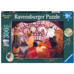 Ravensburger Puzzle Voor kinderen - 13362 - Op zoek naar de magische halsketting - 300 stukjes XXL - Middernachtkatten - Puzzel voor kinderen vanaf 9 jaar