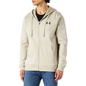 Under Armour Rival Herenjas met doorlopende ritssluiting, Beige