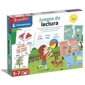 Clementoni - Leesspellen - educatief spel vanaf 5 jaar, speelgoed in het Spaans (55310)