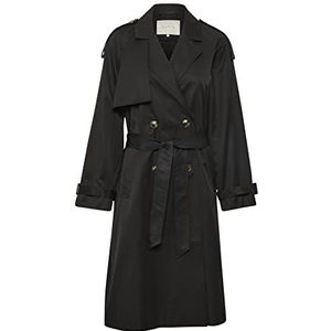 KAFFE Kalena Trenchcoat voor dames, Black Deep