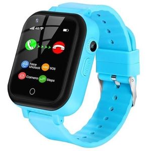 4G smartwatch voor kinderen met GPS-tracker, sms en oproepen, smartwatch voor kinderen, 2-weg oproepcamera, spraak- en videogesprekken, SOS-waarschuwingen, smartwatch, telefoon