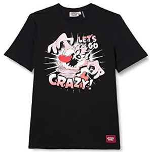 Koton T-shirt Tasmanian Devil en coton imprimé sous licence pour homme, Noir (999)., XL