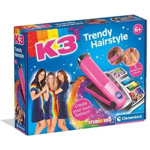 Clementoni Studio 100 - K3 Trendy Hairstyle - Haarstyling Set Voor Kinderen - Vanaf 6 jaar