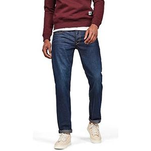 G-STAR RAW Rechte Jeans 3301 Heren Jeans, Blauw (Dk Aged 51002-4639-89)