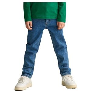 GANT Jean slim unisexe pour enfant, Bleu moyen., 122-128