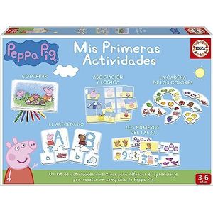 Educa - Educatief spel voor baby's vanaf 3 jaar | Mijn eerste Peppa Pig. Kinderen leren kleuren, alfabet, cijfers en kleuren (17249)