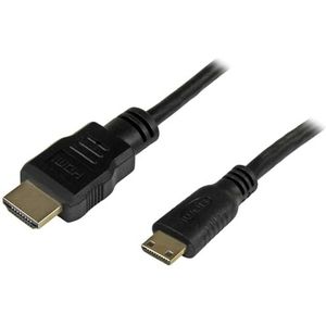 StarTech.com HDMI-kabel met Ethernet 0,3 m HDMI naar HDMI mini mannelijk (HDMIACMM1)