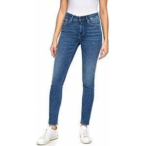 Replay Lucie Jeans Dames, 009 Medium Blue, 28 W / 32 L, 009 Medium Blue