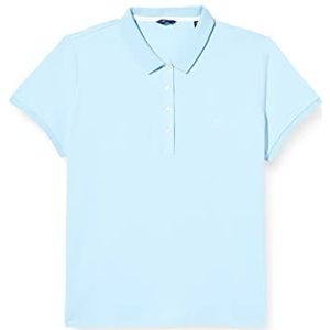 GANT Contrast Collar SS Pique poloshirt dames, Clear Sky, XL