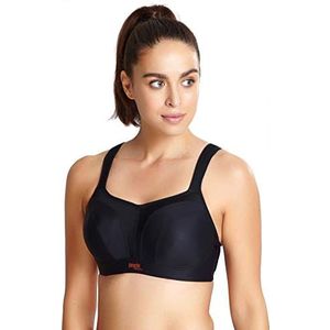 Panache Underwire Sports Bra Sportbeha voor dames, zwart.