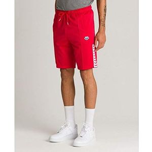 arena Team effen bermuda-shorts, rood/wit