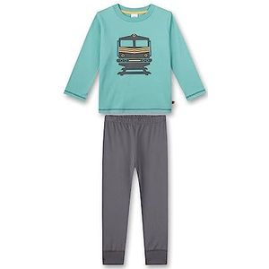 Sanetta 233232 Lange pyjama voor jongens, Groen