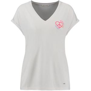 KEYLARGO WT Dream Dames T-shirt met V-hals, wit (1000), S, Wit (1000), S
