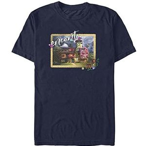 Disney Encanto Photo Organic T-shirt, korte mouwen, uniseks, marineblauw, XXL, marineblauw