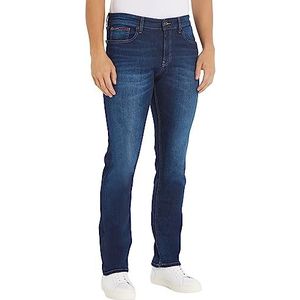 Tommy Jeans Ryan Rlxd Strght Asdbs Jeans voor heren, Aspen Stretch Donkerblauw