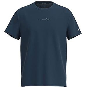 Pepe Jeans David Tee T-shirt voor heren, blauw (Jarman)