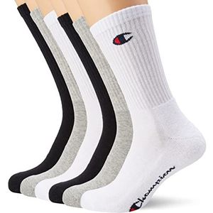 Champion Onder- en sokkenbeschermers (6 stuks) uniseks, Lichtgrijs gemêleerd, wit, zwart