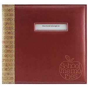 MBI School Memories Scrapbook 30,5 x 30,5 cm, rood appel