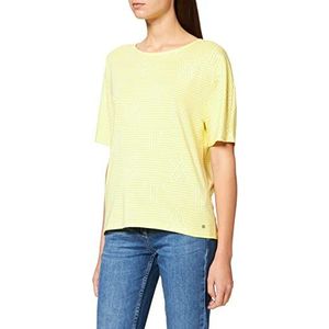 Gerry Weber Casual Dames shirt met lange mouwen, meerkleurig (geel/ecru/wit bedrukt 4099)