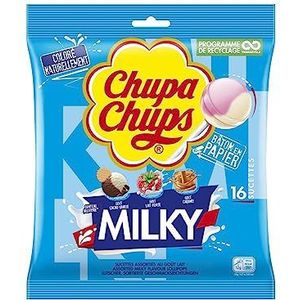 Chupa Chups Milky Lolly, 192 g, 16 stuks