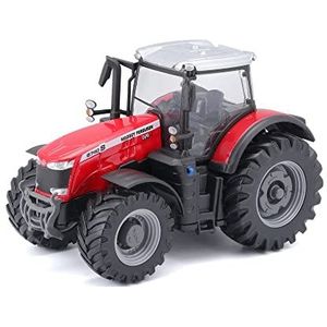 BBURAGO | Boerderij Collectie | Massey Fergusson Wrijving Tractor | Miniatuur Auto Reproductie op schaal 1/43 | Rood | Verzamelbaar speelgoed voor kinderen | B18-31613