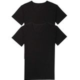 Sloggi 24/7 SH 03 O-Neck 2P, T-shirt voor heren, zwart, maat 6, zwart.