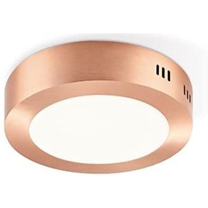 HSH LED plafondlamp inbouwlamp rond koper Ø 17cm 12W 600lm plafondlamp slaapkamer lamp hal