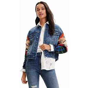 Desigual Femme CHAQ_SEBASTI 5161 Denim Medium foncé, bleu, XS