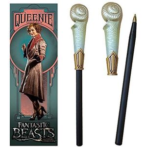 The Noble Collection Fantastic Beasts Queenie Goldstein muurpen en bladwijzers, 23 cm, officieel gelicentieerd product