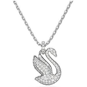 Swarovski Swarovski Iconic Swan Collection, One Size, gerhodineerde kristallen, kristallen, Gerhodineerde kristallen, Kristal