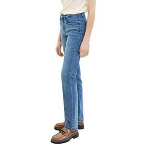 TOM TAILOR 1030589 Alexa Straight Jeans voor dames, 10142 Licht steen blauw denim