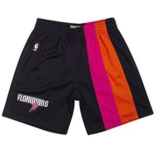 Mitchell & Ness NBA Swingman Shorts 2.0 - M Heat, zwart