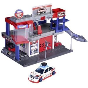 Majorette - Japan Series Tuning Garage - Licht en Geluid - Garage met 2 Verdiepingen