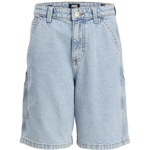 JACK & JONES Jjitony Jjcarpenter Shorts Sq 234 Sn Jnr Jjitony Jjcarpenter Sq 234 Sn Jnr Shorts voor heren (1 stuk), Lichtblauw jeans