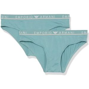 Emporio Armani Emporio Armani 2 stuks iconische strepen met logo voor dames (2 stuks), Hemelsblauw