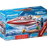 PLAYMOBIL Sports&Action Speedboot met onderwatermotor - 70744