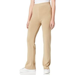 NA-KD Knitted Pants Vrijetijdsbroek voor dames, Khaki (stad)