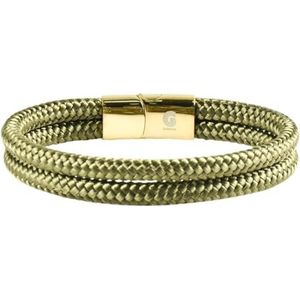 Armband van touw, paracord, geweven armband Galeara design Noa, nautisch voor heren en dames, Stof