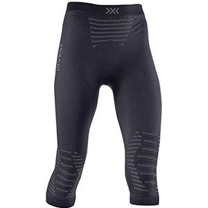 X-BIONIC Invent 4.0 Pants 3/4 damesbroek, hardloopbroek, jogging, training, fitness, gym, compressie, baselayer leggings voor dames, invent 4.0 3/4 broek voor dames, Zwart/Houtskool