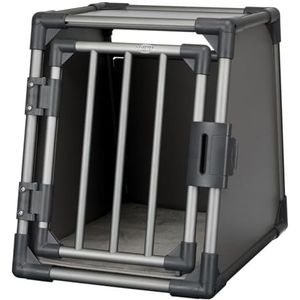 Trixie 39335 Transportbox, Aluminium, S: 48 × 56 × 61 cm, Grafiet