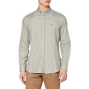 Hackett London Chk Flanellen T-shirt voor heren, 6 groen/wit