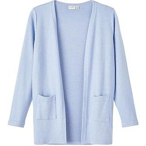 Name It Nkfvicti Ls Knit Card L Noos Sweater voor jongens, Serenity