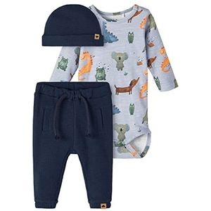 Name It Nbmtang Giftpack Overhemd met slang voor baby's en jongens, Eventide